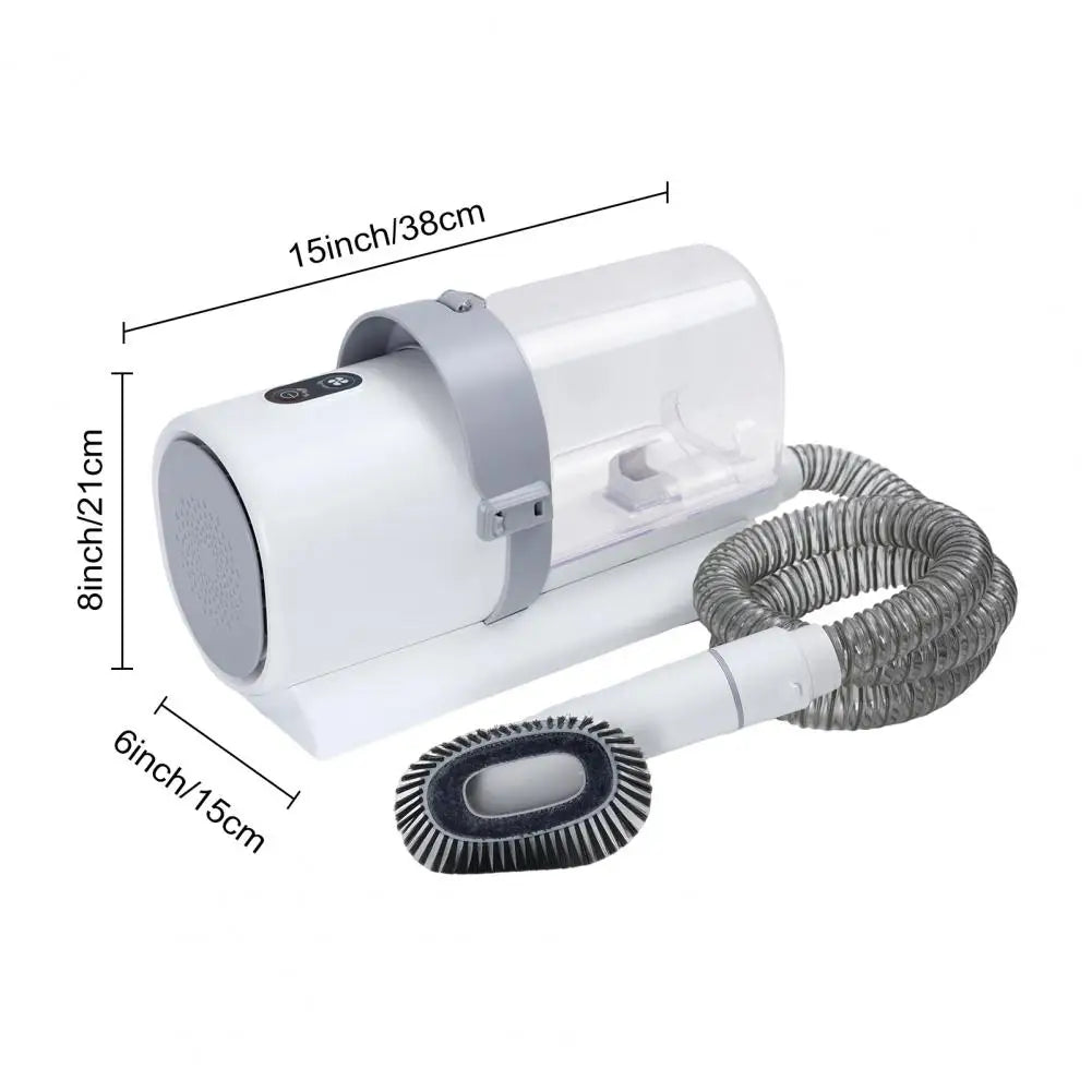 Pet Grooming Vacuum with 4 Limited Combs, Dog Hair Vacuum & Grooming Kit,2.5L Dust Cup Dog Brush Vacuum with Grooming Tools For